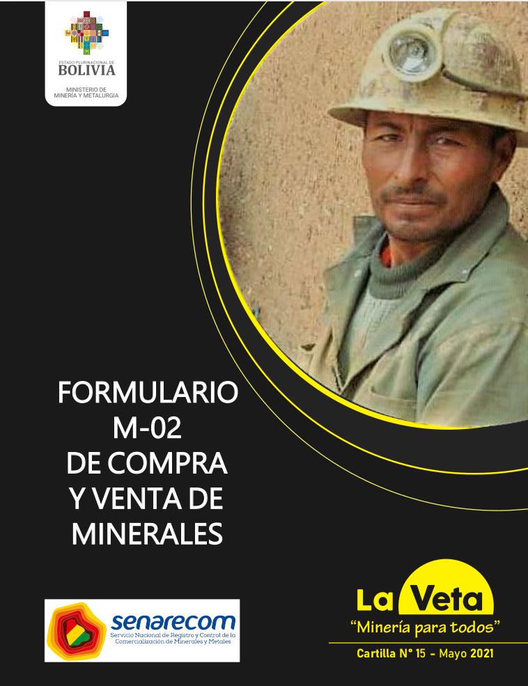 Cartilla Formulario M-02 Compra y venta de Minerales