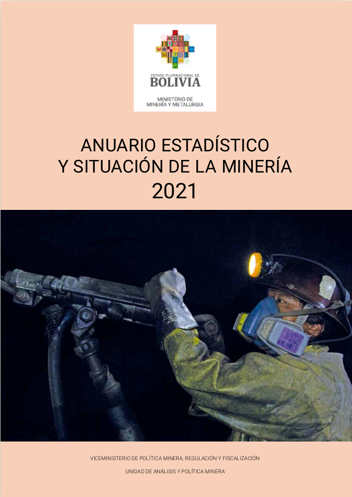 ANUARIO ESTADÃSTICO Y SITUACIÃN DE LA MINERÃA 2021